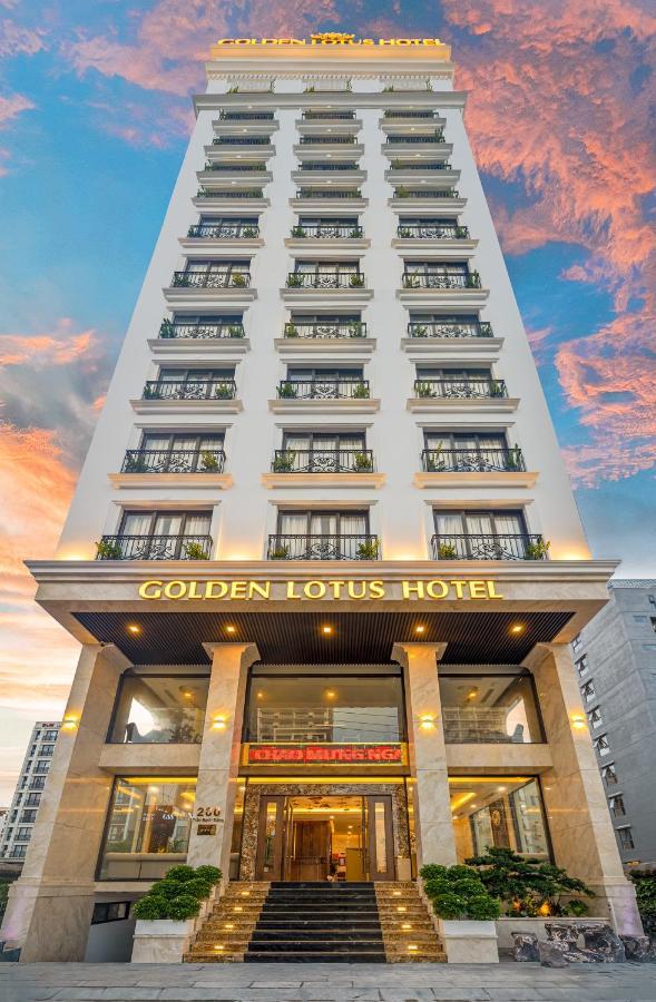 Golden Lotus Hotel Da Nang - Rooftop Bar Sea View المظهر الخارجي الصورة